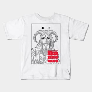 Baphomet, Sabbatic Goat, good and evil Kids T-Shirt